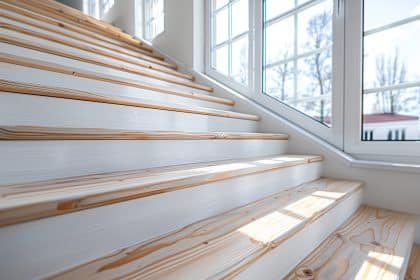 Rénovation en hauteur : peindre un escalier en bois